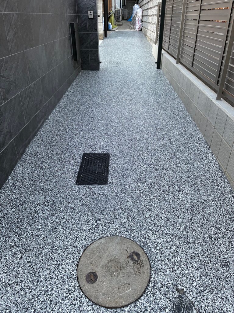 大阪府ポリフレーク施工